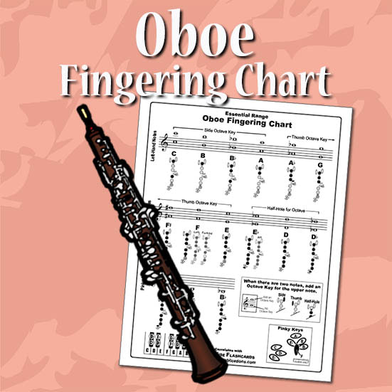 Learn every Oboe note and fingering (plus alternate fingerings) with these charts & flashcards.
