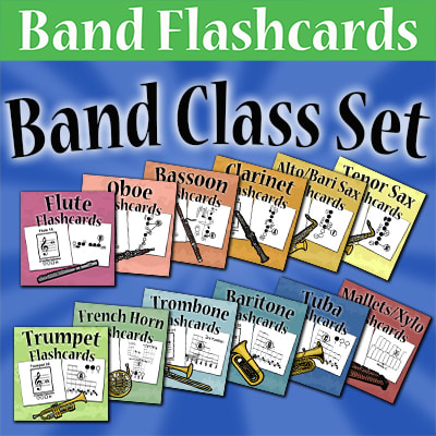 Band Class Flashcard Bundle