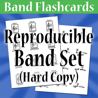 Band Reproducible Flashcard Set
