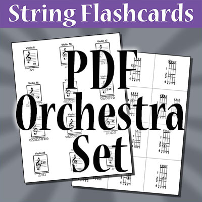 Orchestra Printable PDF Flashcard Set