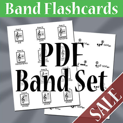 Band Complete Printable PDF Flashcard Set
