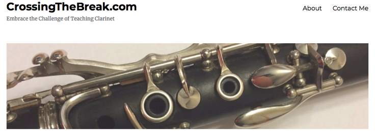 Crossing The Break Clarinet Pedagogy