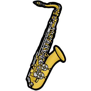 Free Tenor Sax Clip Art Image PNG
