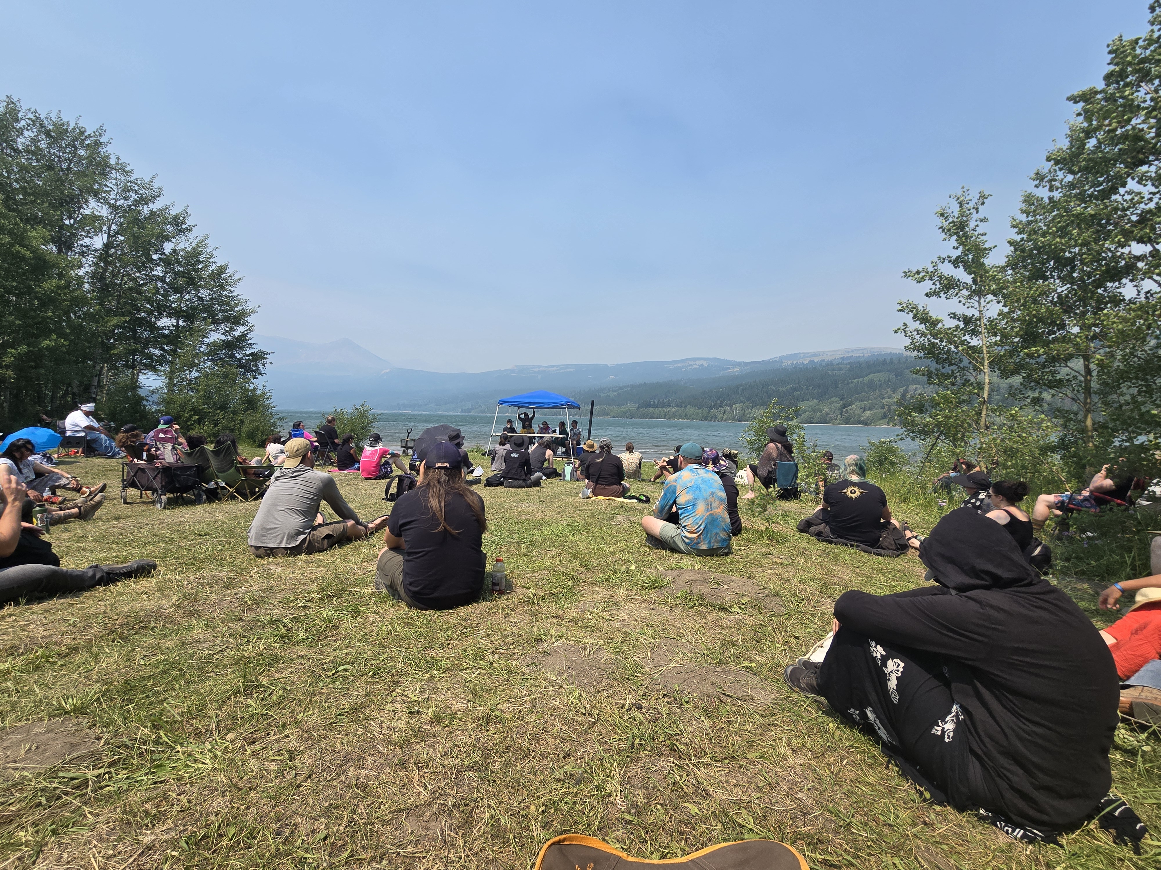 A FITM panel discussion on the shores of Lower Two Medicine Lake