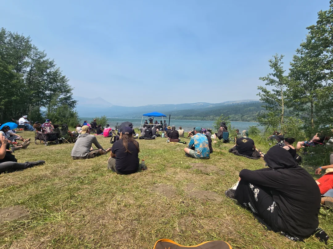 A FITM panel discussion on the shores of Lower Two Medicine Lake
