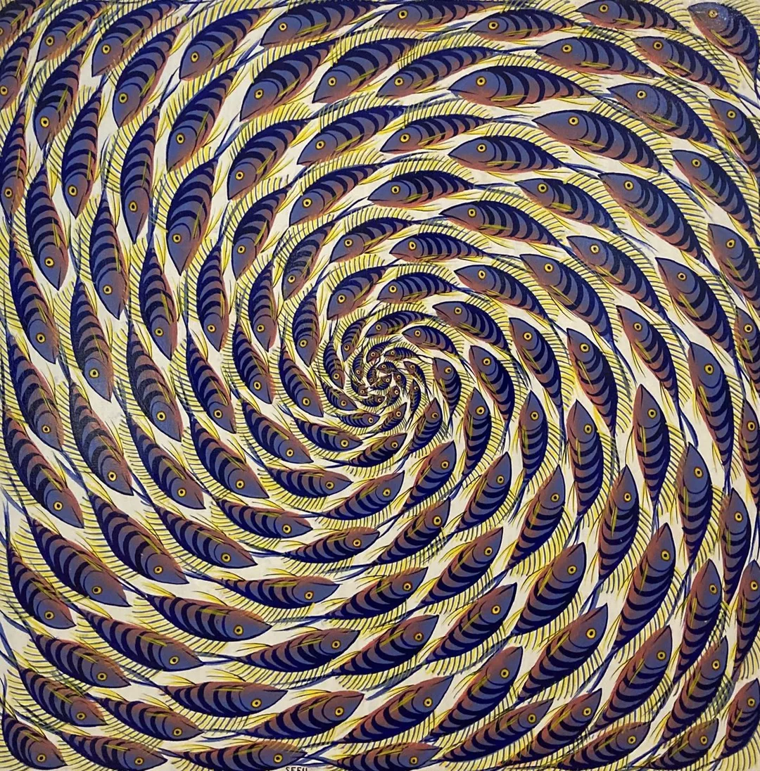 Sefu 漩渦魚，無數小魚繞成巨大漩渦