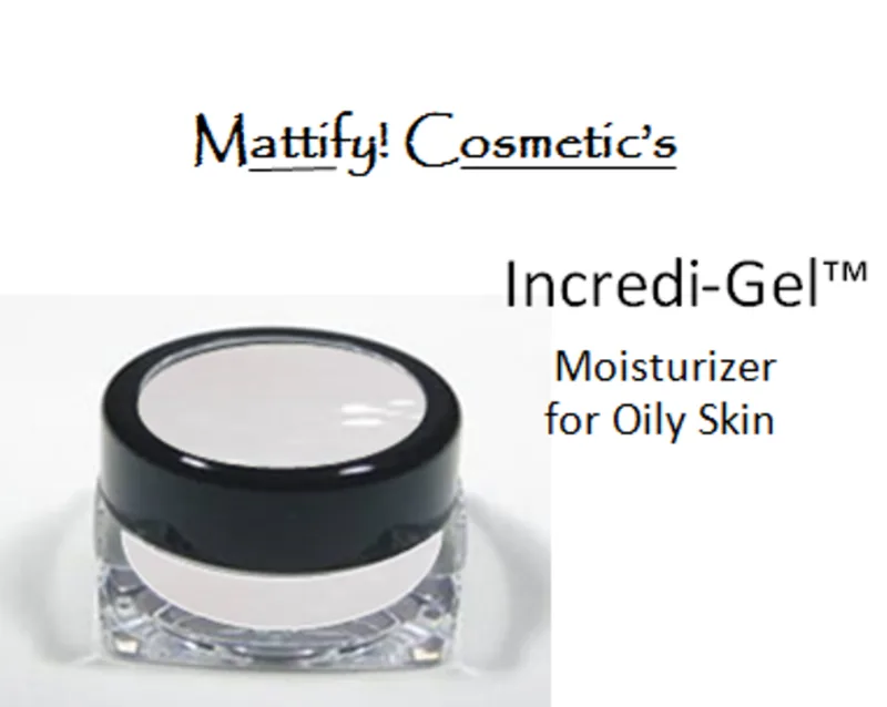 Gel Moisturizer for Oily Skin with Aloe Vera and Essential Oils 15g Jar