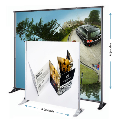 Jumbo Banner Telescopic Display Wall Backdrop - MX-PJW88