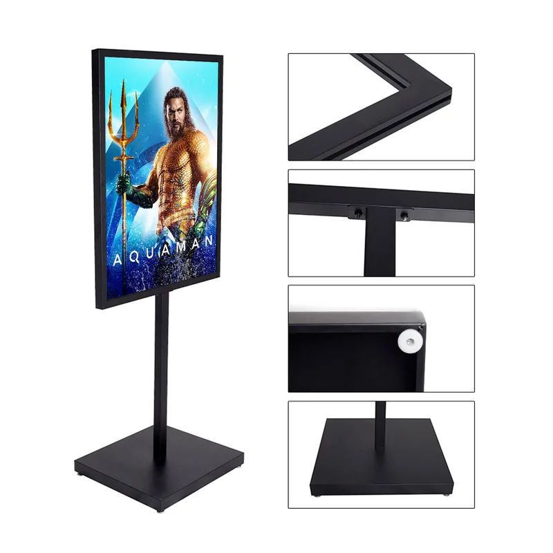 Poster Stand / Black Matt Signage Standee - MX-HAB2