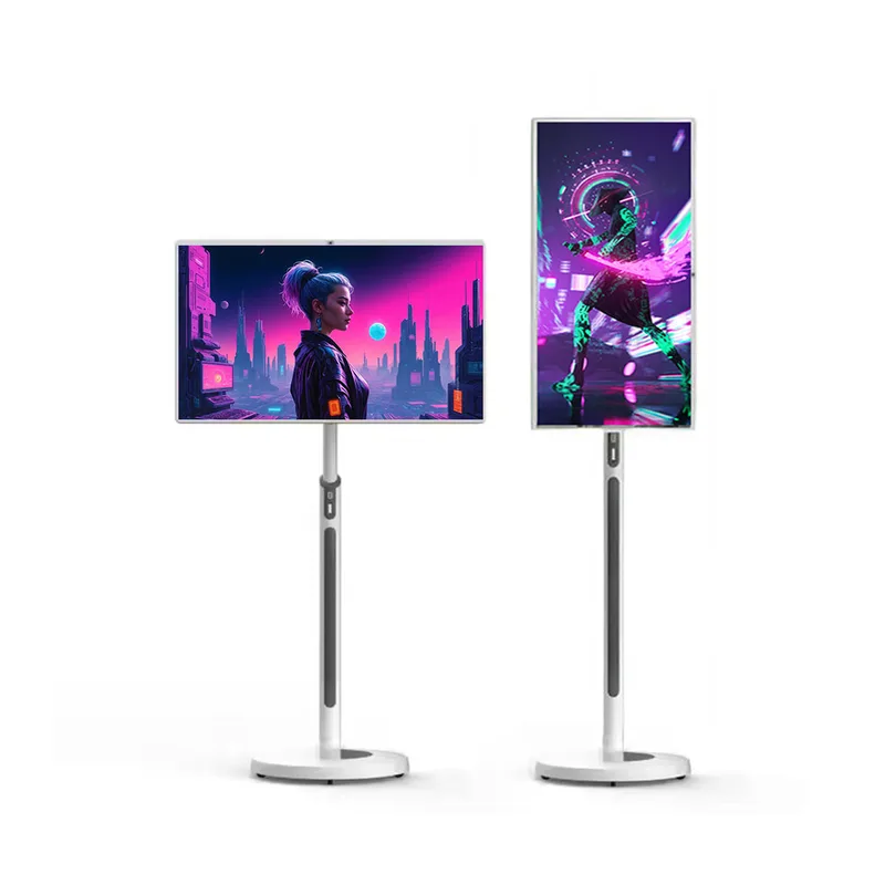 Smart Kiosk Digital Signage Display Floor Stand 32 Inch Touch Screen W Camera - MX-AFDS32
