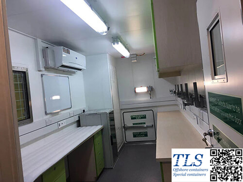20ft mud logging unit pressurised container mwd cabin