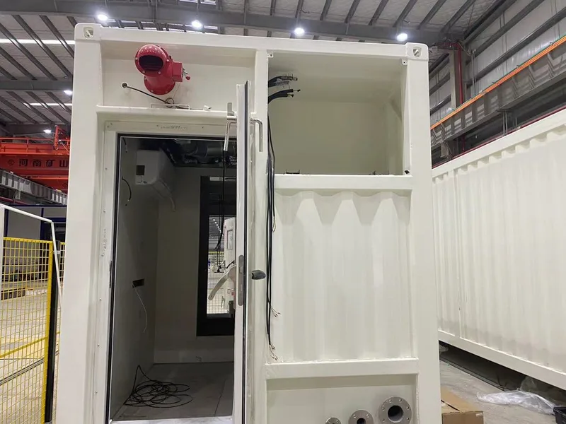 offshore accommodation cabin production lines in TLS factory