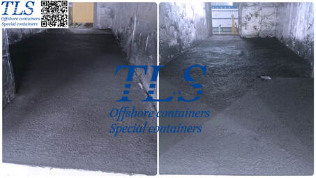 Laying of Auxiliary Materials at The Bottom of The Container