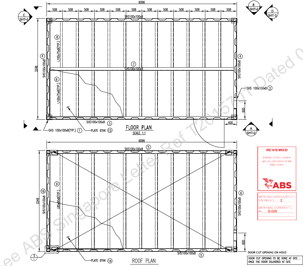 ABS approved offshore lab container