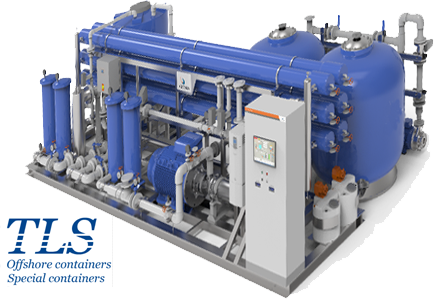 RO fresh water generator container, Containerised fresh water generator