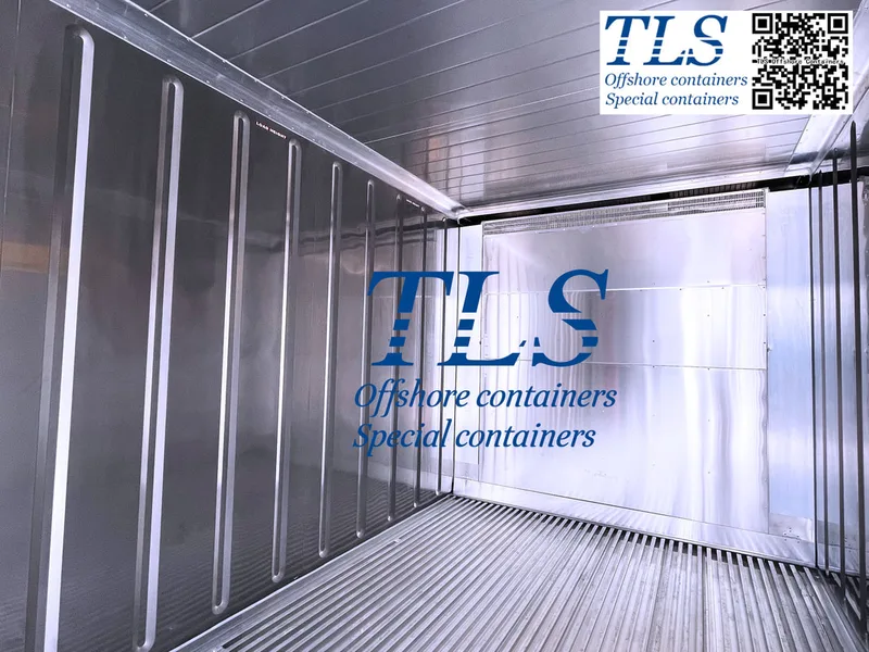 internal view of reefer container