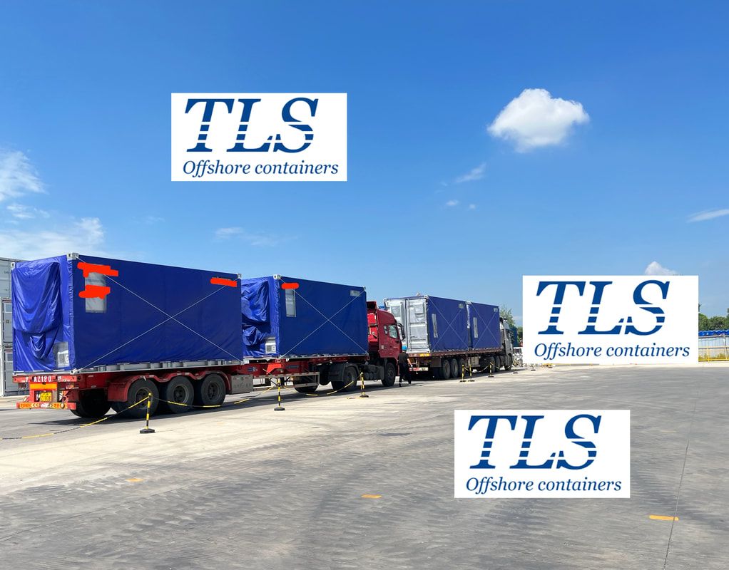 semi integrated BESS container delivery