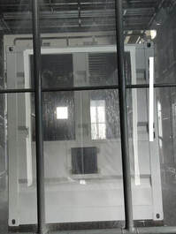 water spraying test, bess container, 