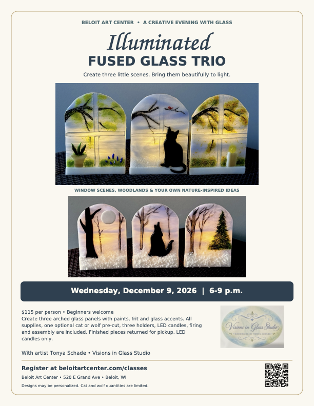 Illuminated Fused Glass - Dec. 9th 6-9