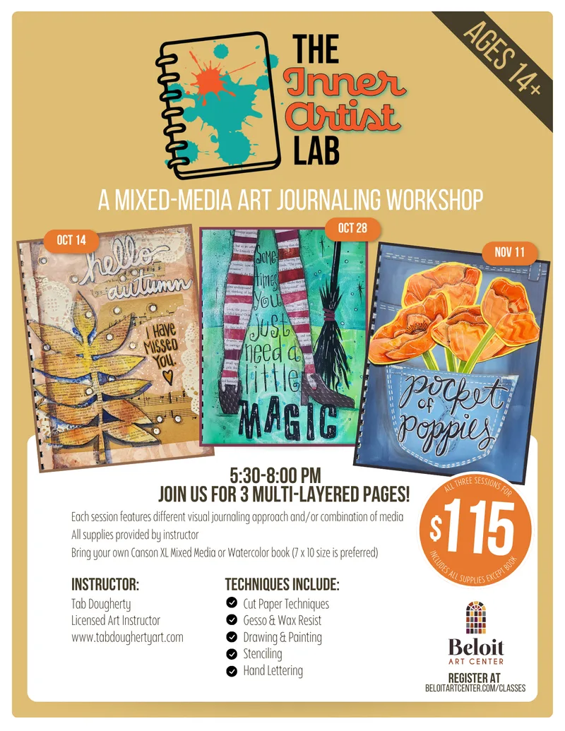 Mixed Media Art Journaling Workshop