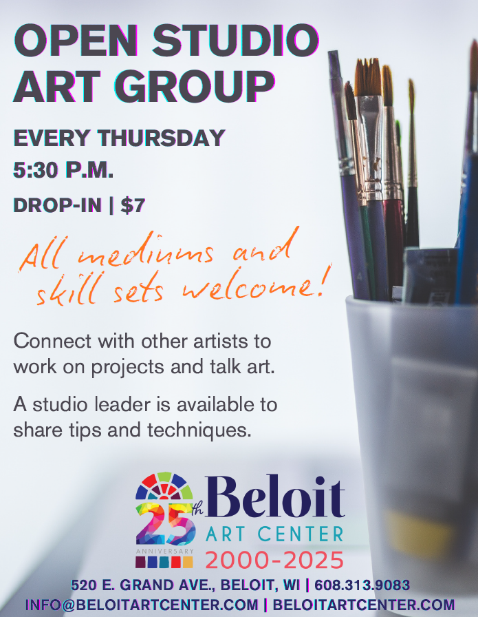 Open Studio Art Group - Weekly on Thur at 5:30pm