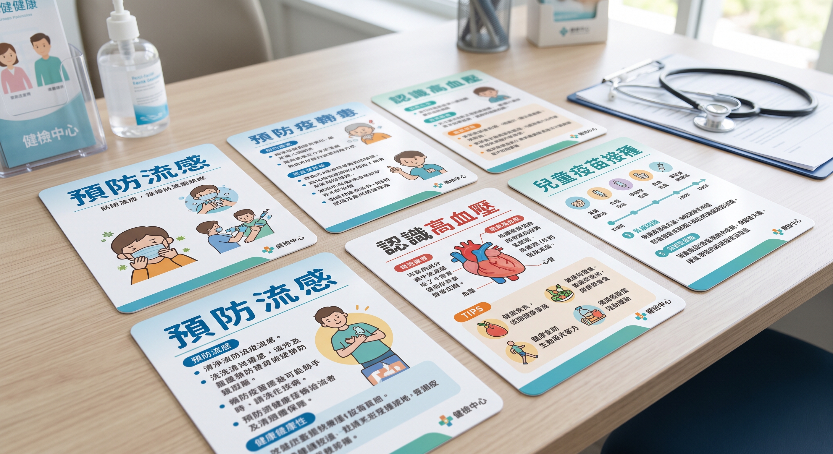 醫療卡牌製作｜把衛教資訊圖文化，打造高規格抗菌的照護教具