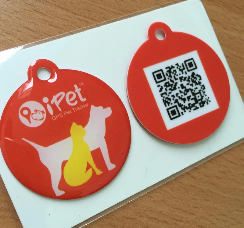 Pet Tracker 寵物防走失吊牌印刷製作｜可變動資料 QR Code 防走失名牌客製