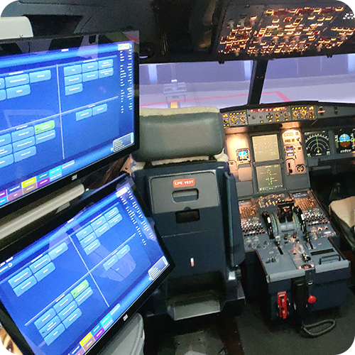 Simulator to train real pilot