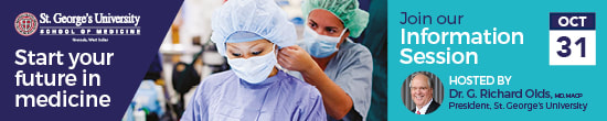 10/31 SGU school of medical info session in Taiwan at Sheraton Taipei, RSVP