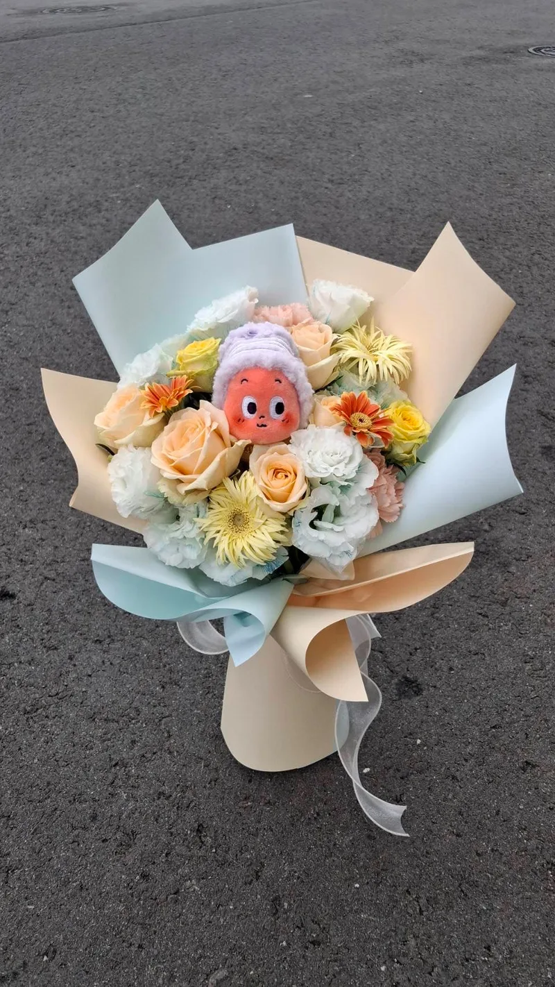 星星人鮮花花束