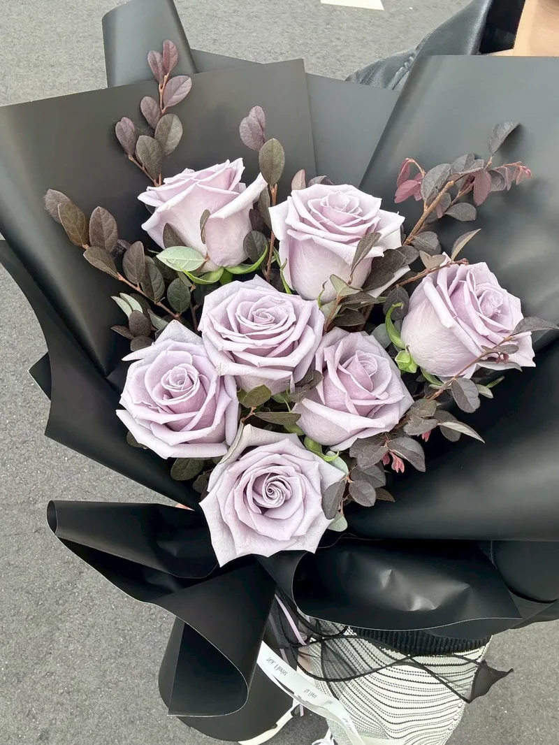紫霧玫瑰花束
