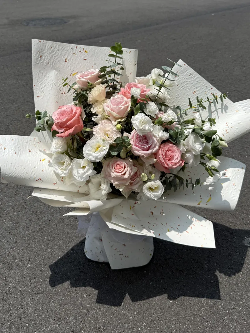 粉玫瑰花園