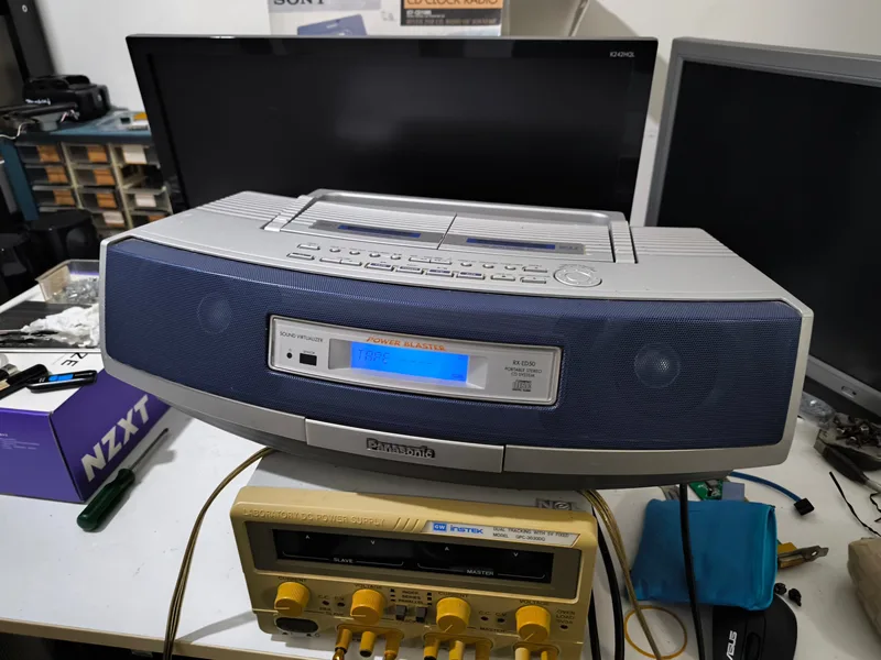 Y2K Panasonic RX-ED50 卡帶收音機