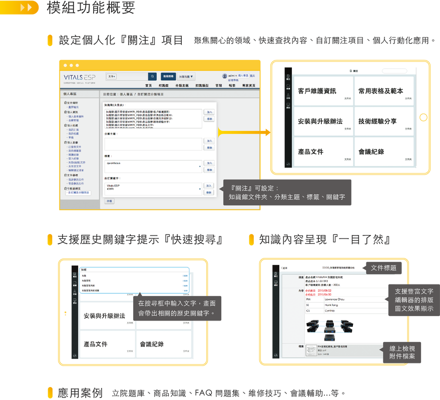 QuickFocus質答詢題庫模組功能概要