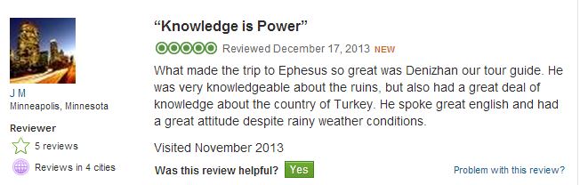 Ephesus Pamukkale Tour Review