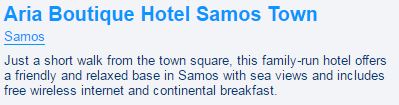 Hotel in Samos