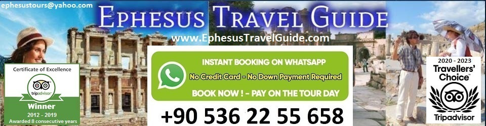 Discover the Grand Theater of Ephesus and Top Destinations in Ephesus with an expert tour guide and a TripAdvisor Winner for 12 consecutive years.