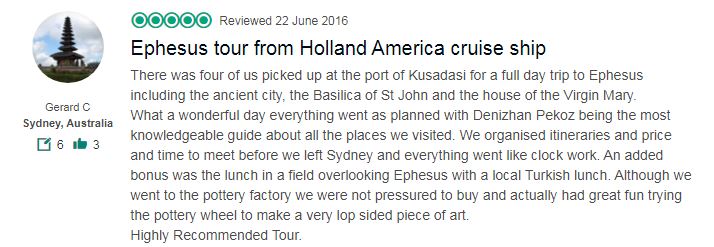 Ephesus Tour Review