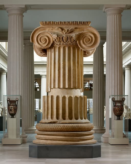 Ionic Column from Artemis Temple of Sardis in MET