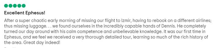 Selcuk Ephesus Tour Review