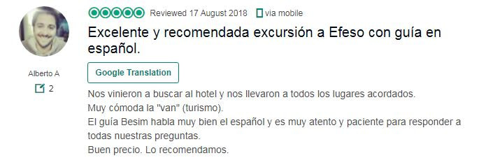 Revisión del recorrido