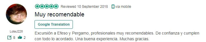 Revisión del recorrido