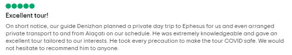 Ephesus Tour Review