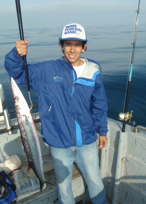 Pacific Barracuda caught on a Krocadile spoon in Baja Mexico