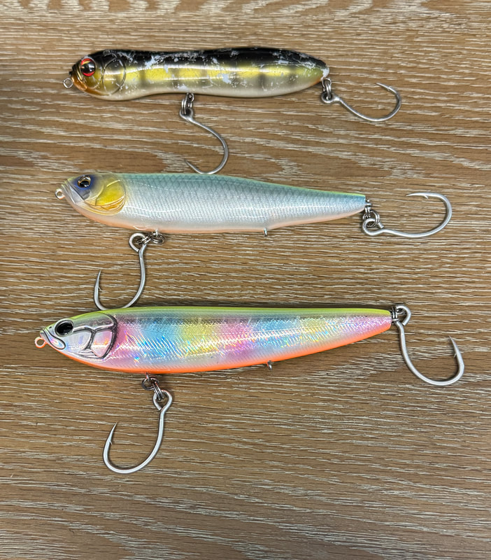 Top to bottom: Imakatsu Trairao, Imakatsu Slamdog Monster, Evergreen Amazon