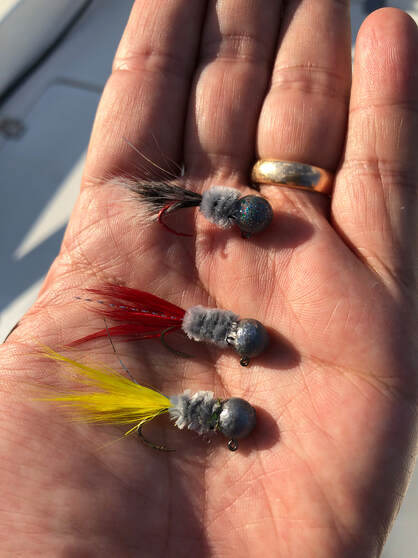 1/8 oz jigs that just hammered the Crappie.  This is all I fished with.