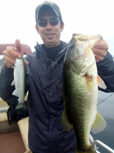 Largemouth Bass that fell for a 9