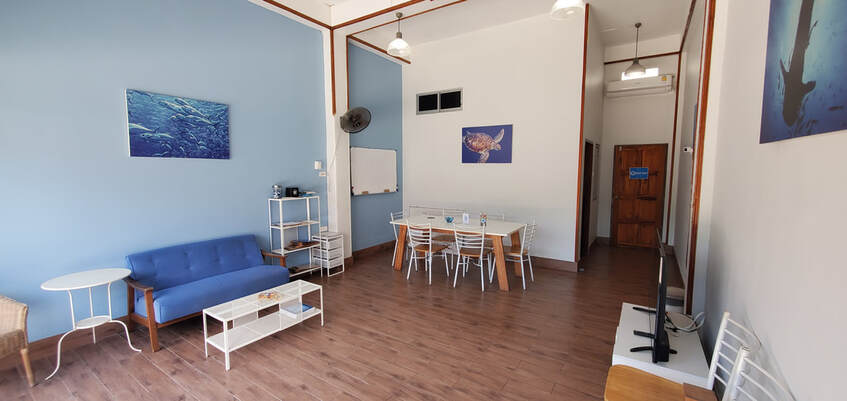 Ocean sound diving classroom in koh tao