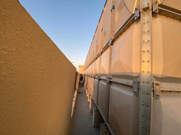 grp panel water tank