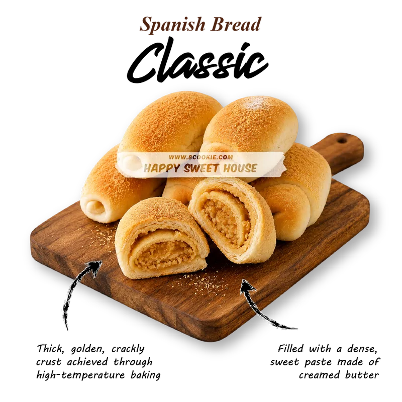 Spanish Bread Classic Butter (Filipino Bread Roll)